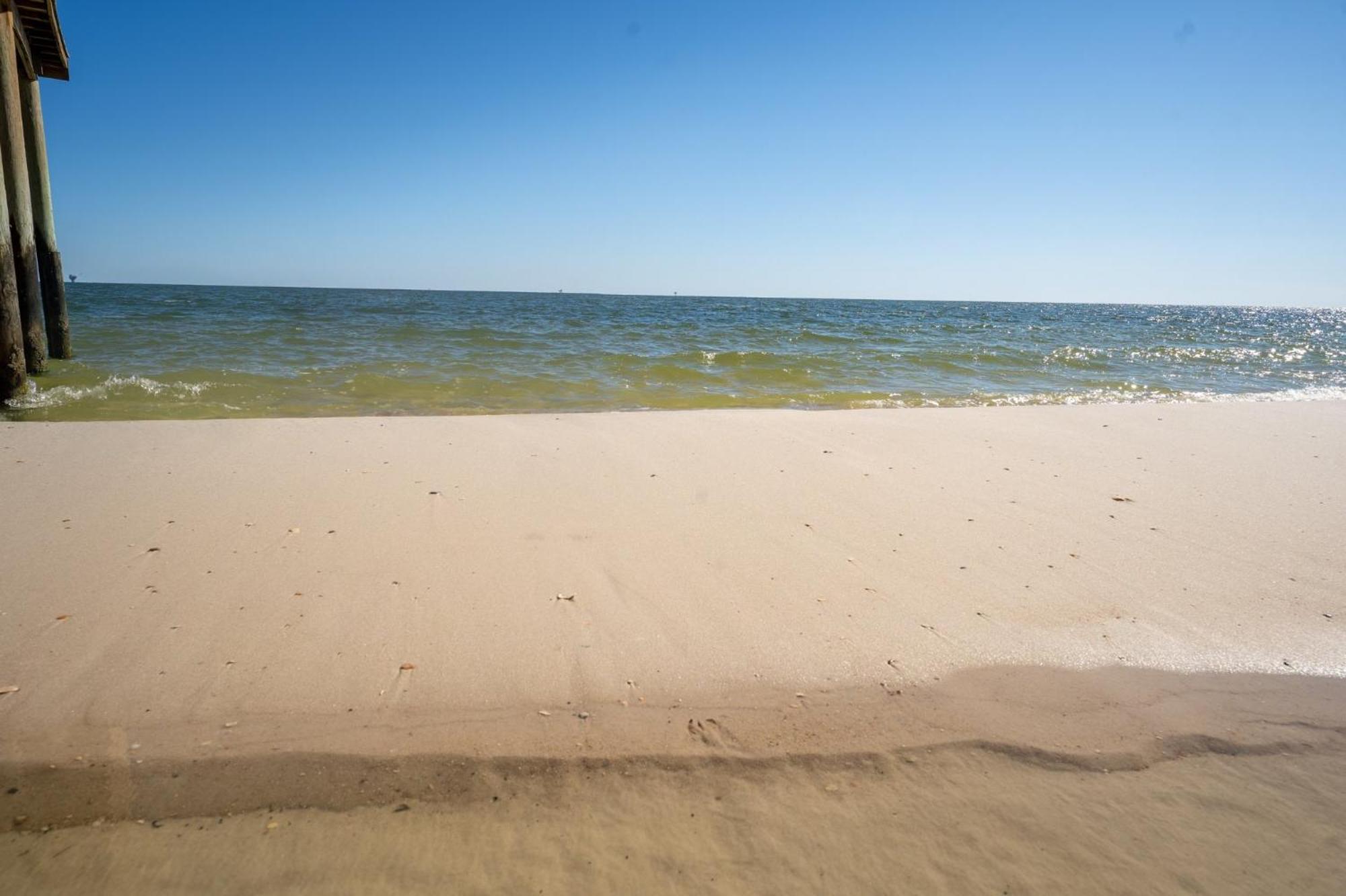 Sun Spot - True Gulf Front Private Home With Lovely Gulf Side Deck, Home Dauphin Island Ngoại thất bức ảnh